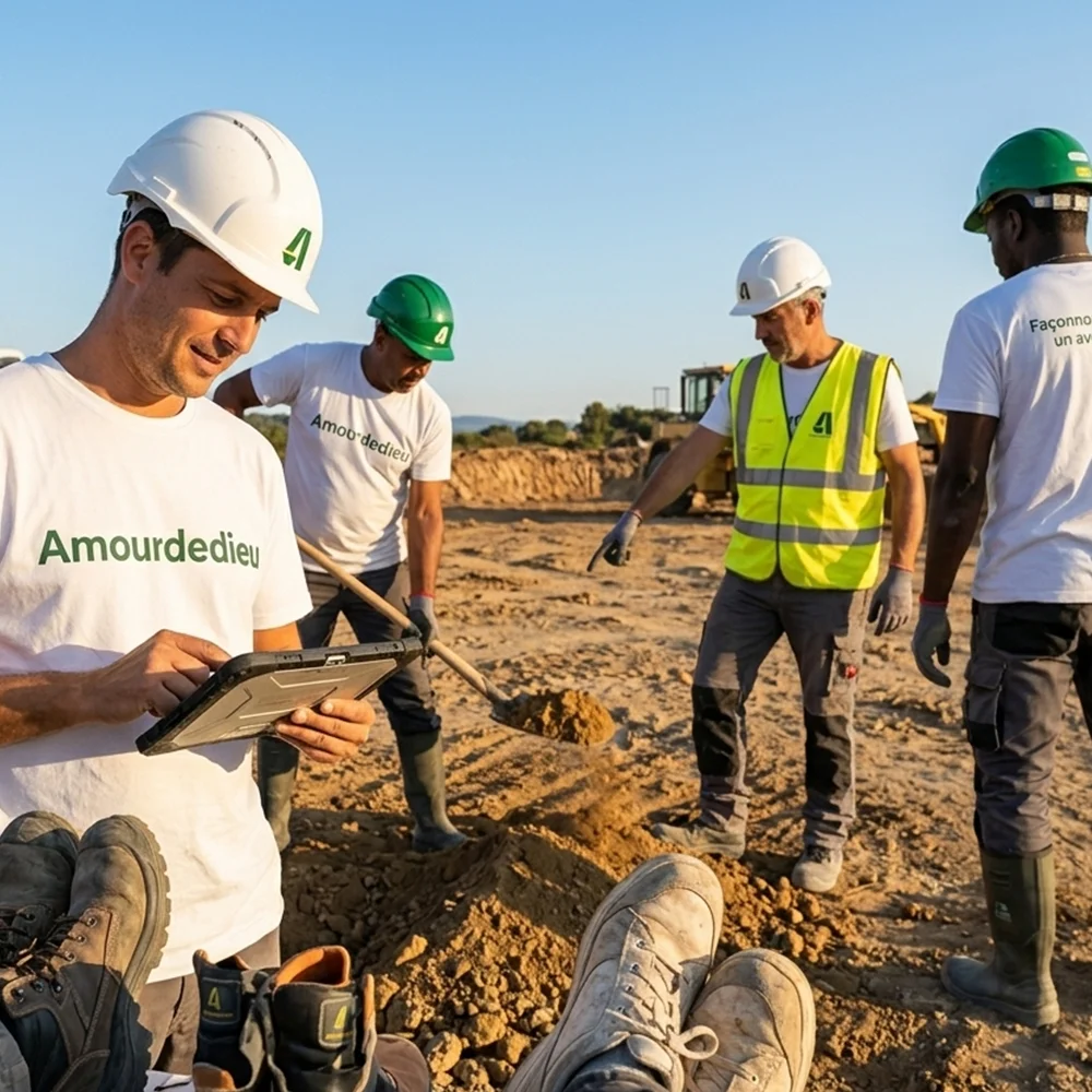 Amourdedieu — Sur un chantier