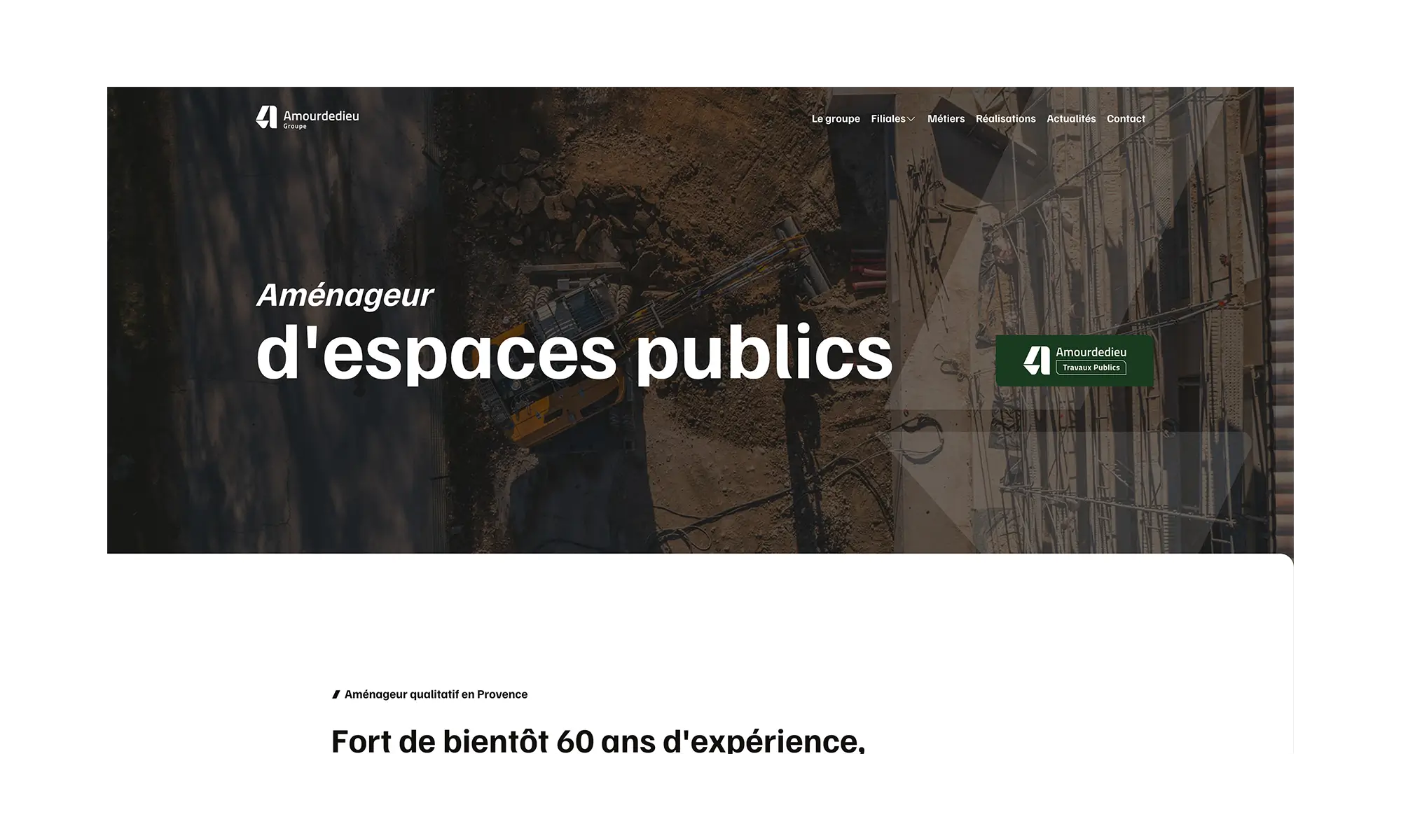 Amourdedieu — Site vitrine