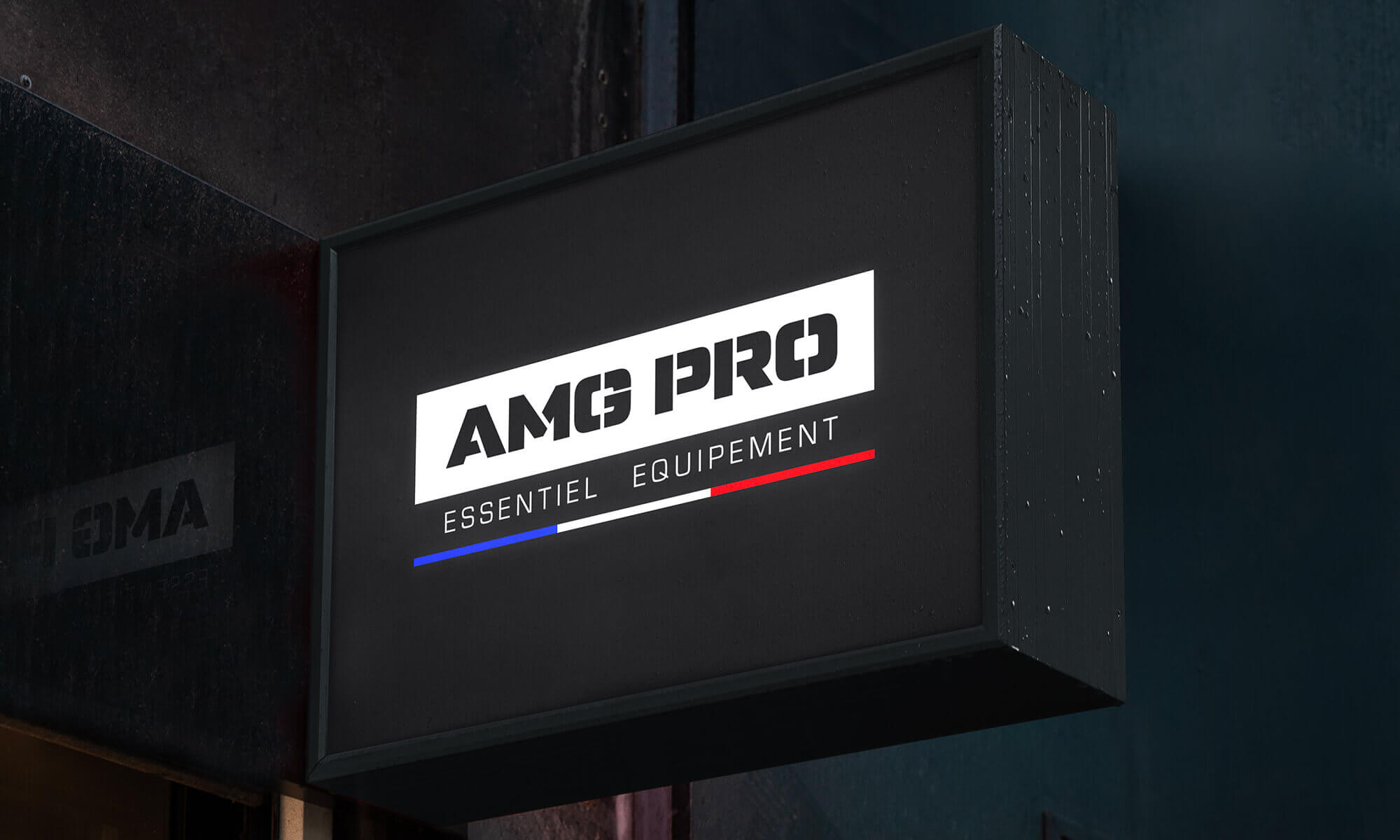 Enseigne magasin AMGPRO